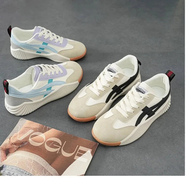 Crestar Women's Casual Shoes Fashion Breathable Mesh Athletic Shoes Outdoor Soft Bottom Sneakers Comfort Low-top Walking Shoes