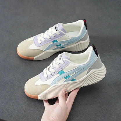 Crestar Women's Casual Shoes Fashion Breathable Mesh Athletic Shoes Outdoor Soft Bottom Sneakers Comfort Low-top Walking Shoes