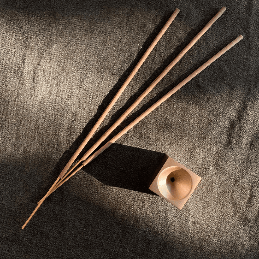 Brass Cube Incense Holder - Minimalist & Stylish Design