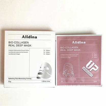 4pcs Bio Collagen Real Deep Masks Collagen Boost Hydrating Face Bio Collagen Hydrating Mask Bio Collagen Firming Anti-aging Mask