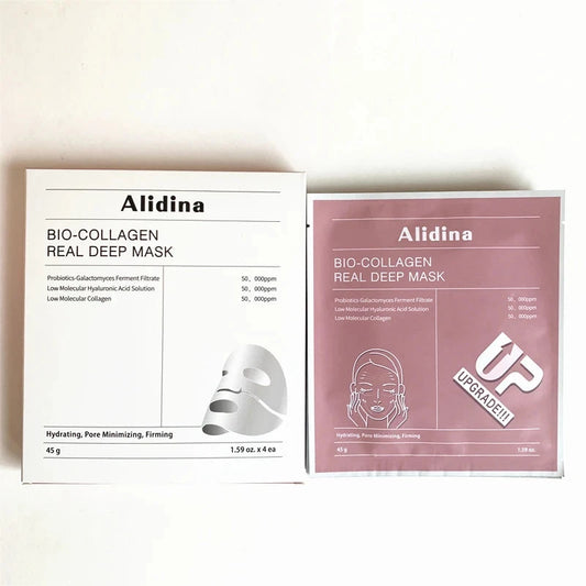 4pcs Bio Collagen Real Deep Masks Collagen Boost Hydrating Face Bio Collagen Hydrating Mask Bio Collagen Firming Anti-aging Mask