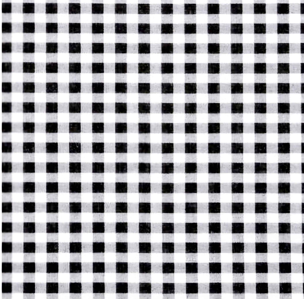 Black and White Check Bandana