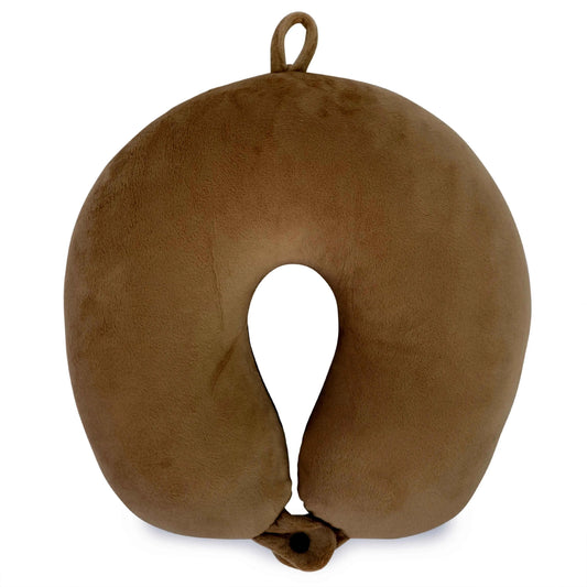 Plush Microbeads Travel Neck Pillow