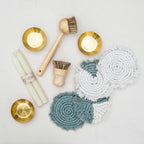 Mini Brass Serving Bowls – Elegant & Handcrafted Tableware Set