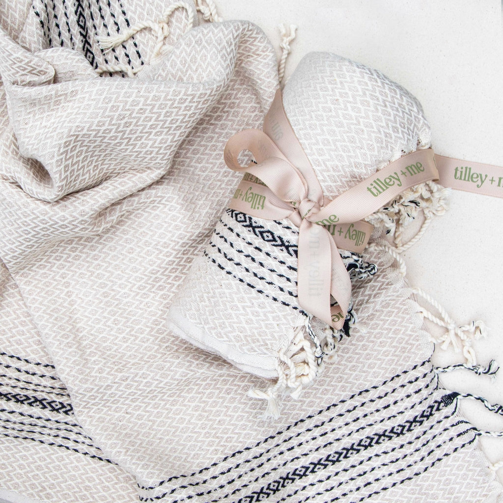 Serviette turque – Coton léger, à séchage rapide et tissé à la main