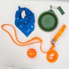 Laisse pour chien en PVC mains libres - Imperméable, durable et résistante aux odeurs