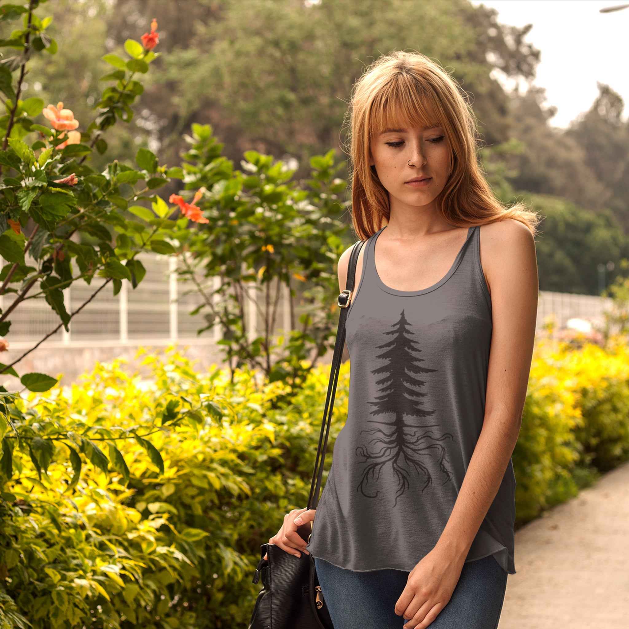 Tree Roots Racerback Tank Top - Lolomo!
