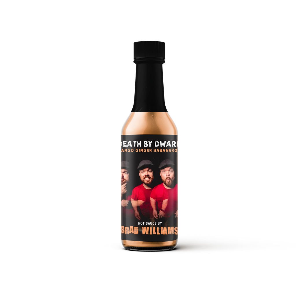 Paquete de 5 salsas picantes Death By Dwarf
