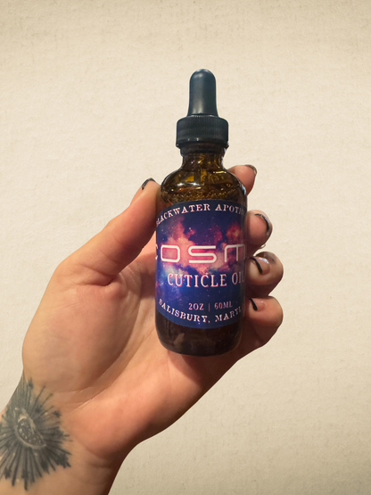 Cosmic Cuticle Oil - 2oz - Amber Glass with Dropper Top