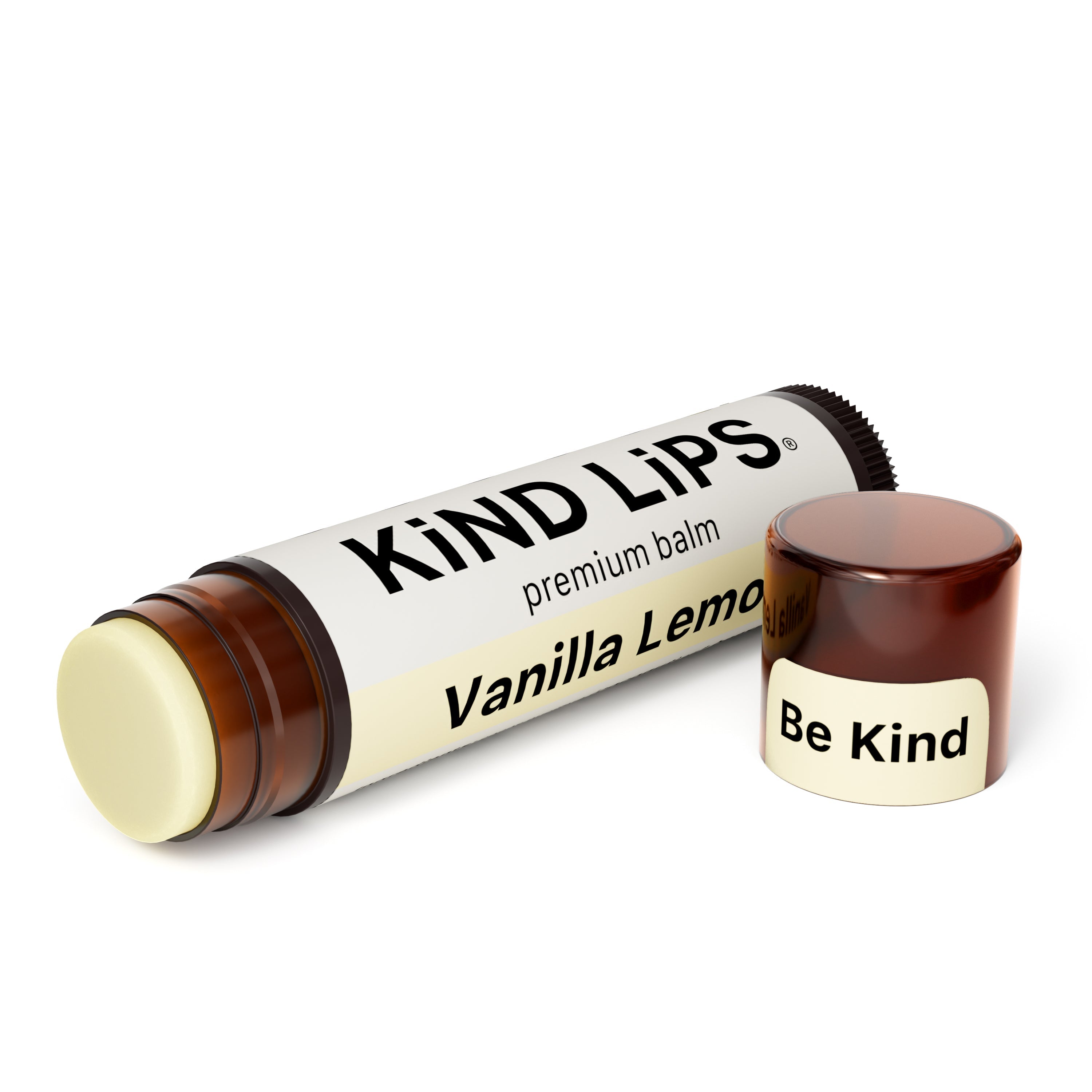 Bálsamo labial orgánico de vainilla y limón
