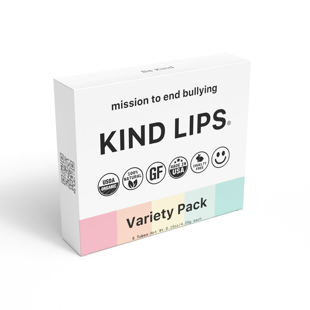 Paquete de 5 bálsamos labiales orgánicos variados