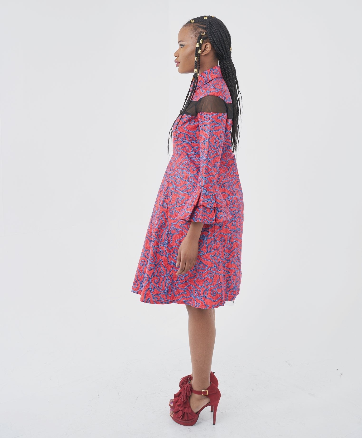 African Fashion Arike Ankara Dress - Lolomo!