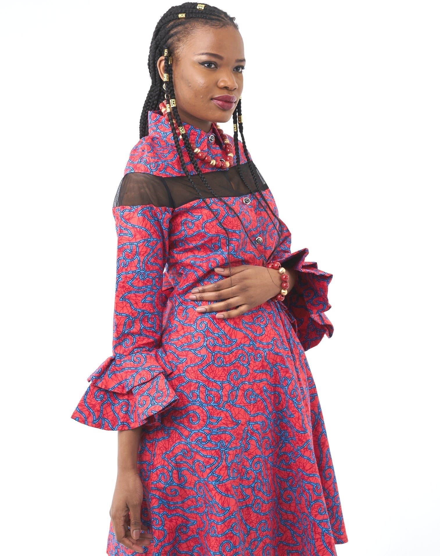 African Fashion Arike Ankara Dress - Lolomo!