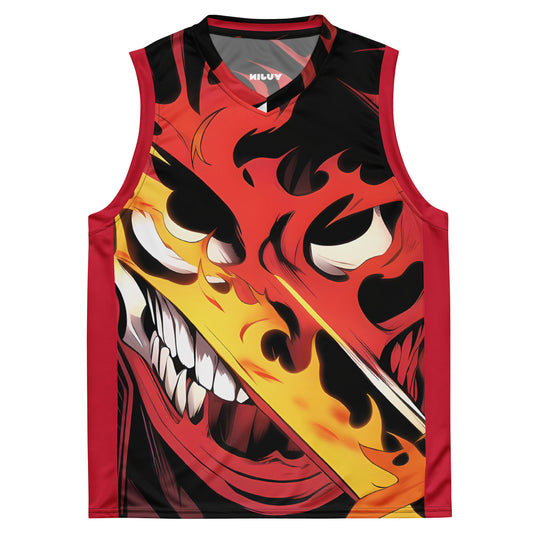 Camiseta de baloncesto reciclada Demon Time