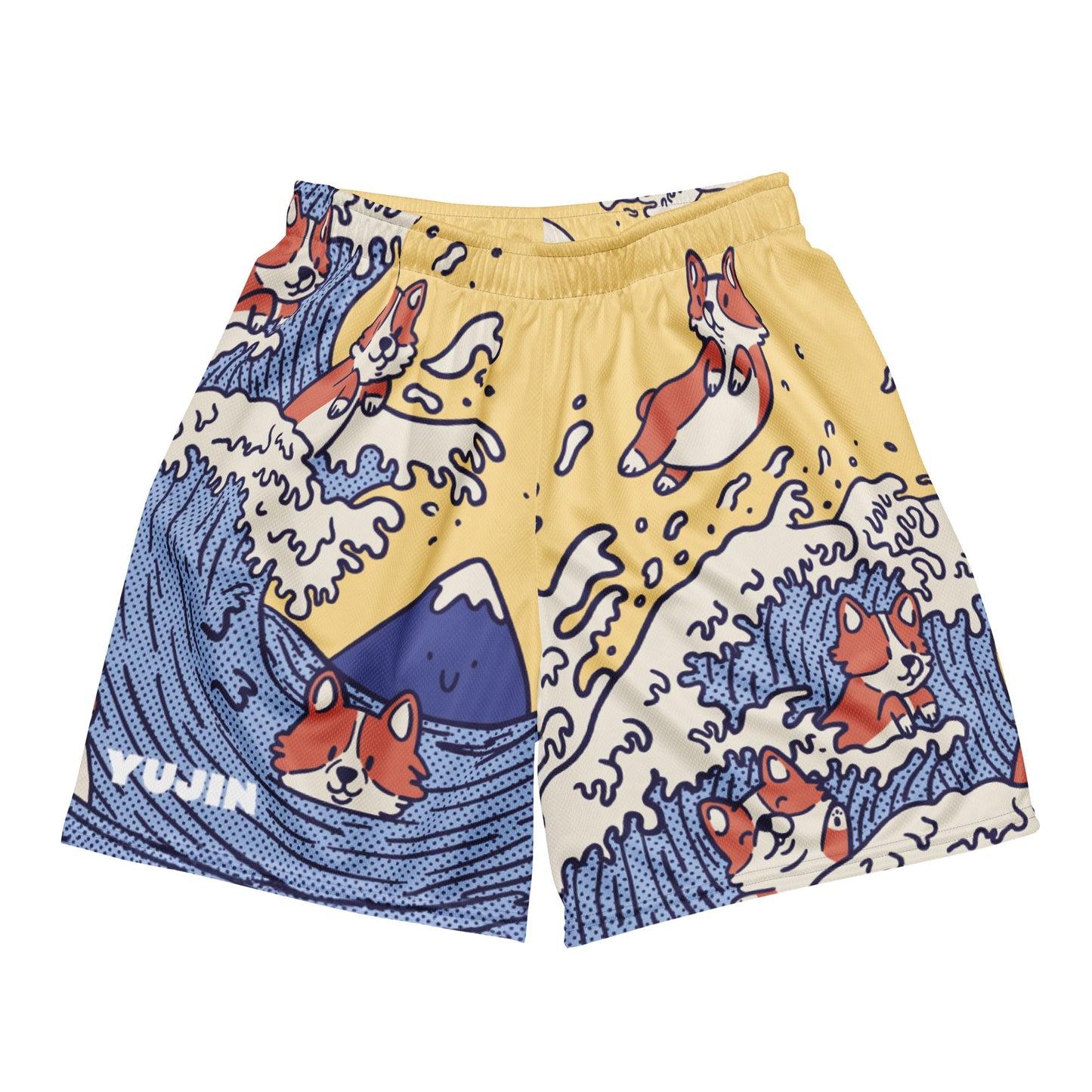Pantalones cortos de malla para natación Corgi