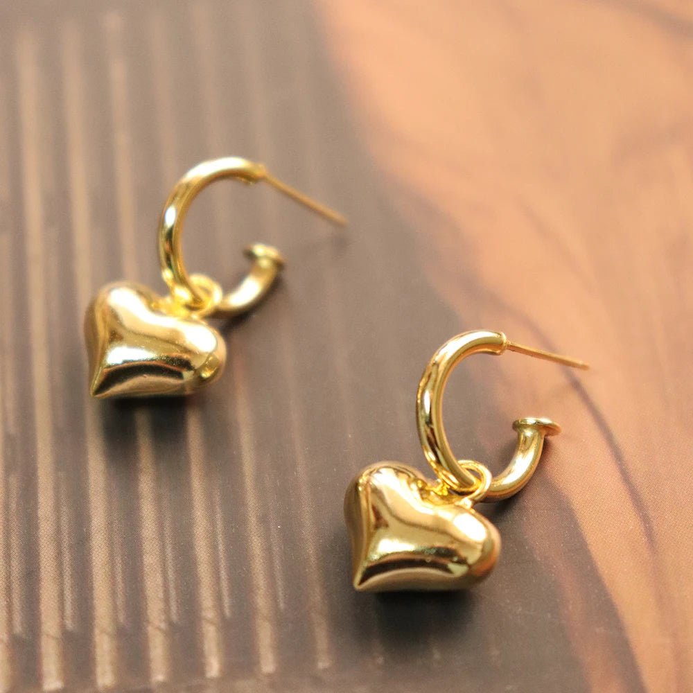 Amour Doré Earrings - Lolomo!