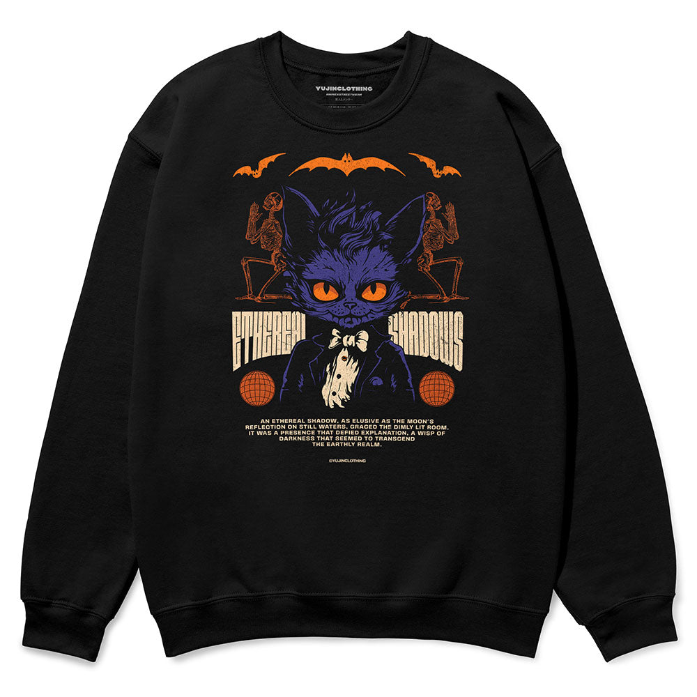 Ethereal Shadows Cat Sweatshirt