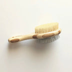 Brosse double face pour animaux de compagnie – Poils et fil pour la perte et le démêlage