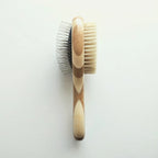 Brosse double face pour animaux de compagnie – Poils et fil pour la perte et le démêlage