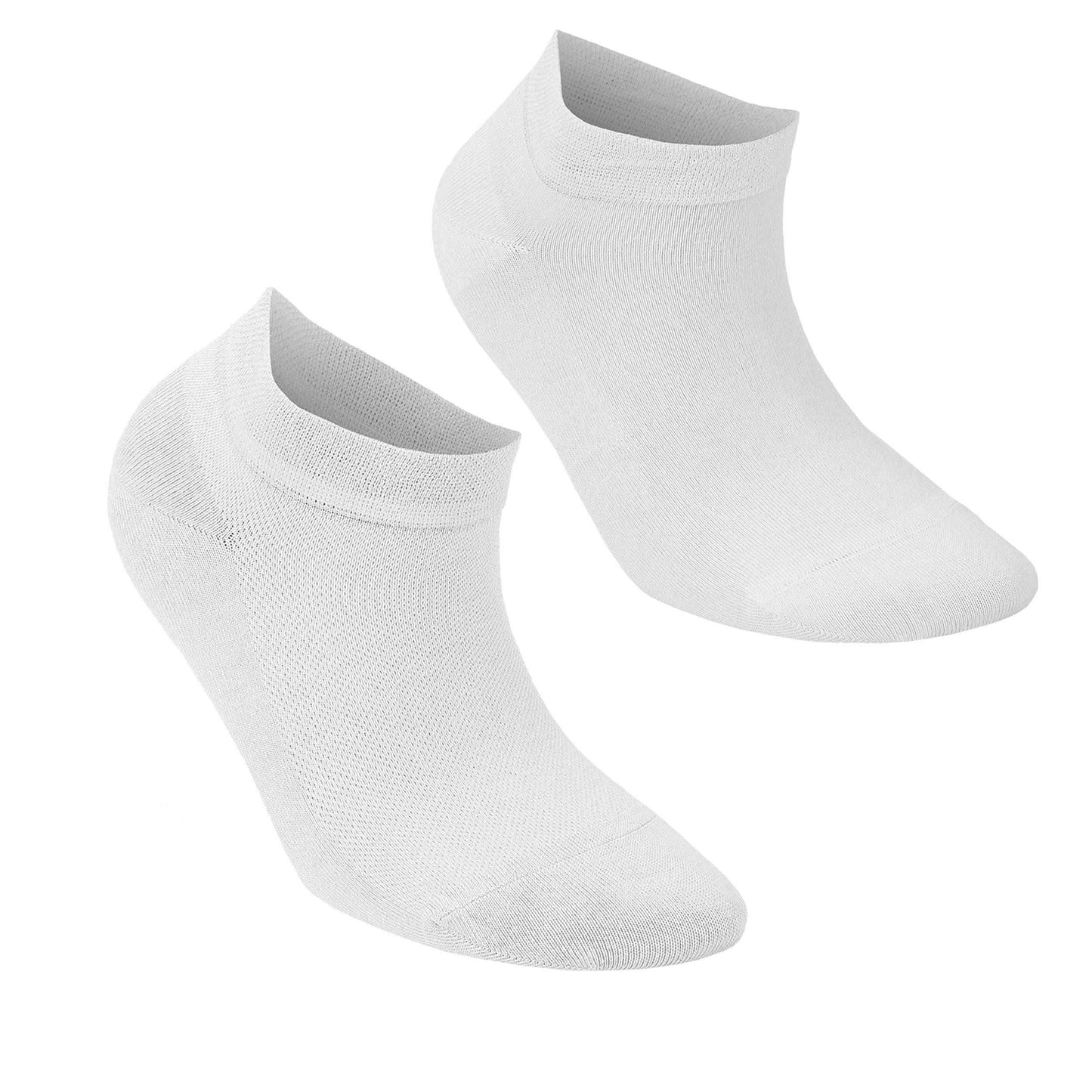Women’s Bamboo Ankle Socks 8-Pack "White" - 631