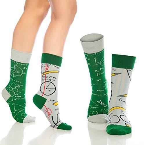 Fun Crew Socks for Men and Women – Colorful Cotton Novelty 6-Pack
