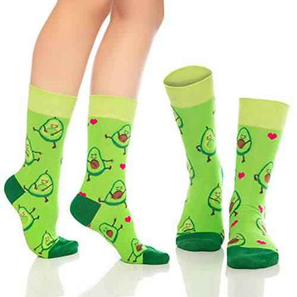 Fun Crew Socks for Men and Women – Colorful Cotton Novelty 6-Pack