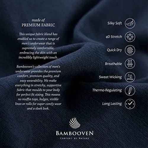 Men's Bamboo Crew Neck Undershirts (3-Pack)