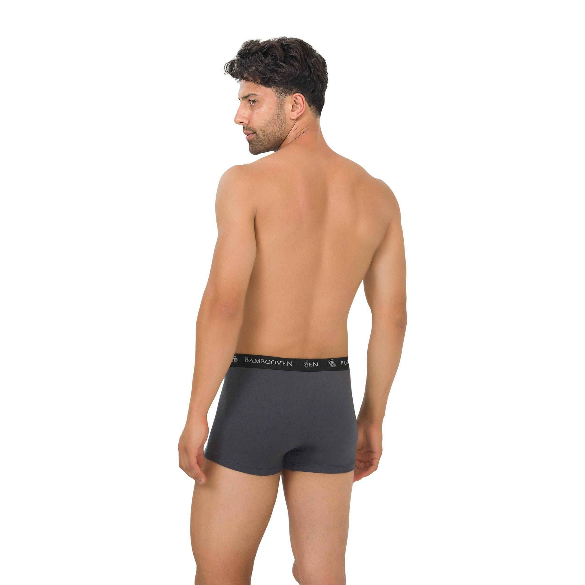 Men’s Bamboo Trunks with Pouch 4-Pack