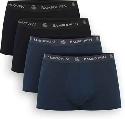 Men’s Bamboo Trunks with Pouch 4-Pack