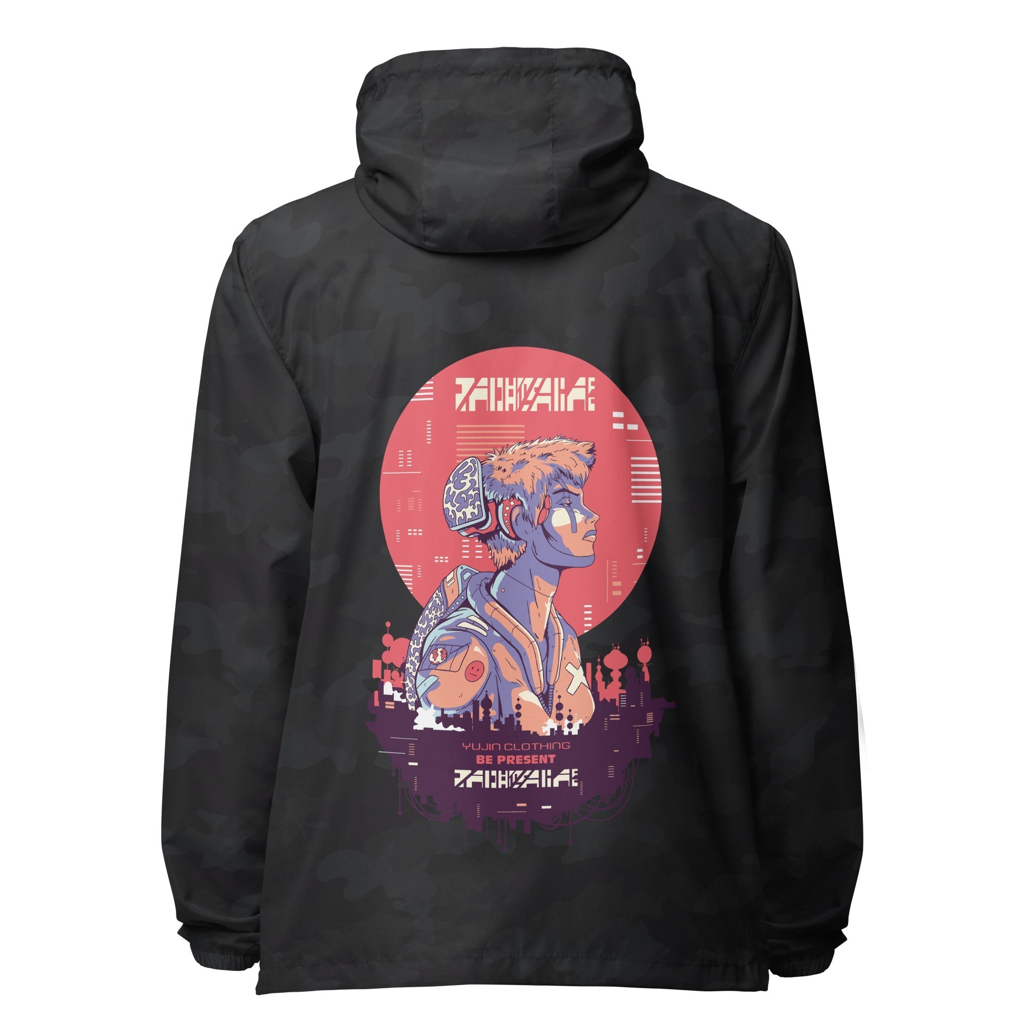 Be Present Windbreaker - Lolomo!