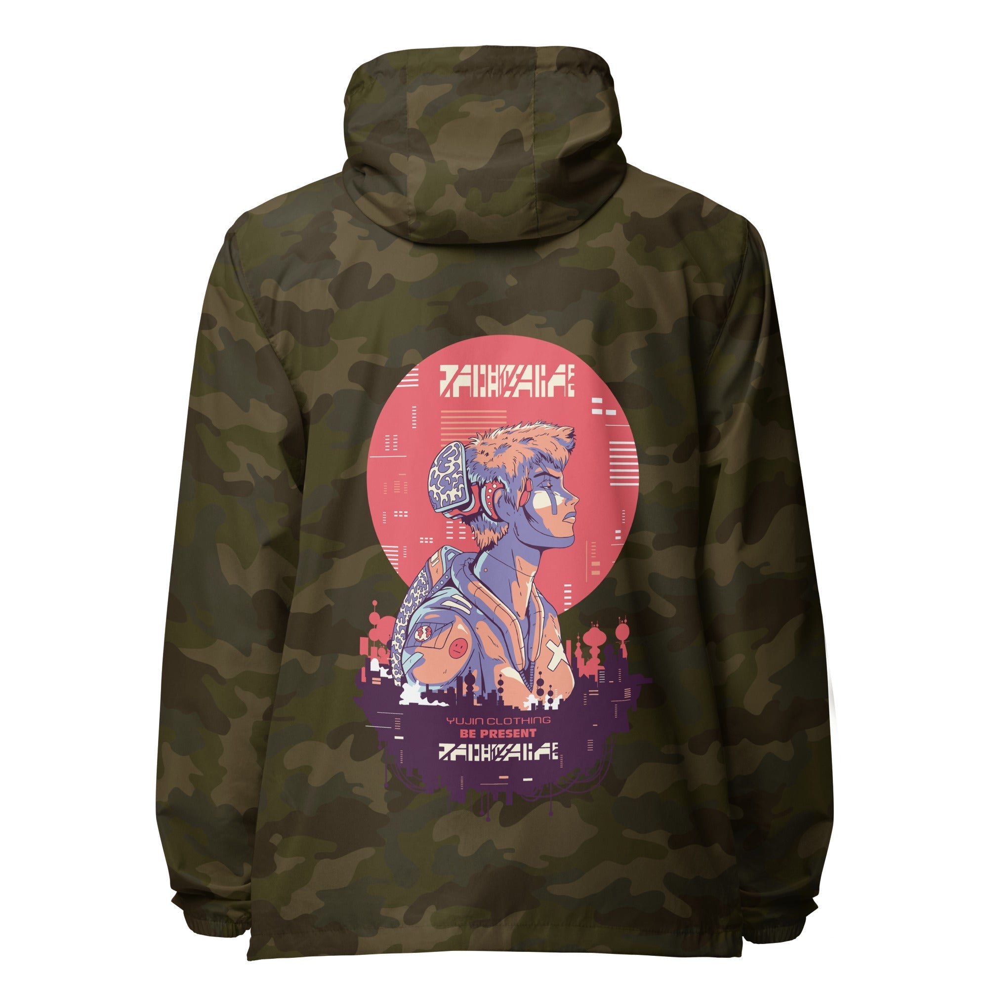 Be Present Windbreaker - Lolomo!