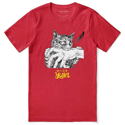 Bite Attack Cat T-Shirt