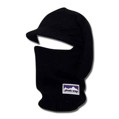 Black Brim 1-Hole Balaclava | Sleek and Functional Winter Accessory