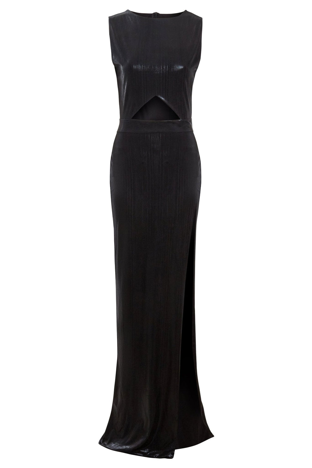 Black Cut - Out Maxi Dress - Lolomo!