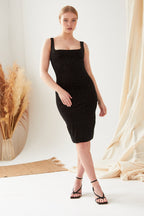 Black Polka Dot Dress - Lolomo!