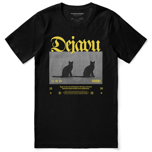 Camiseta de gato Dejavu