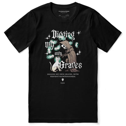 T-shirt « Creuser mes propres tombes » pour chat