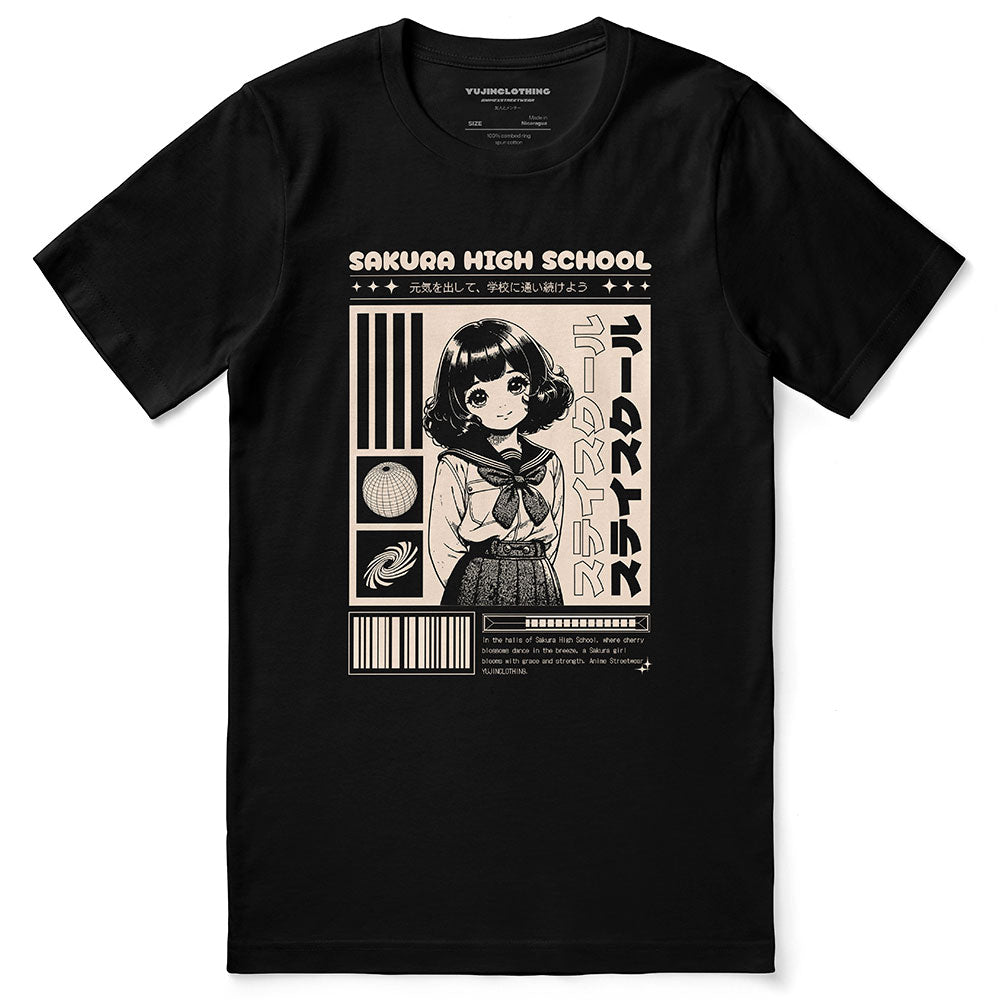 Camiseta de chica de secundaria