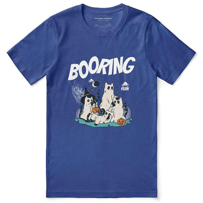 Booring Halloween Cat T-Shirt