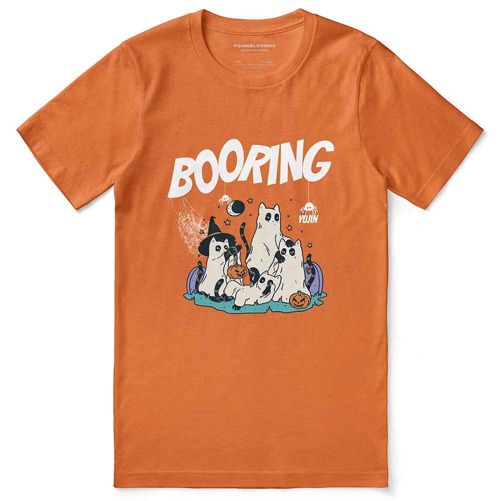 Booring Halloween Cat T-Shirt