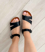 Carmel Sandals in Black