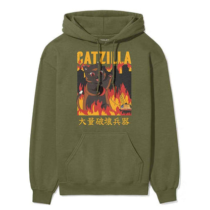 Catzilla City Cat Hoodie