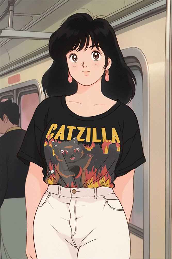 Catzilla City Cat T-Shirt
