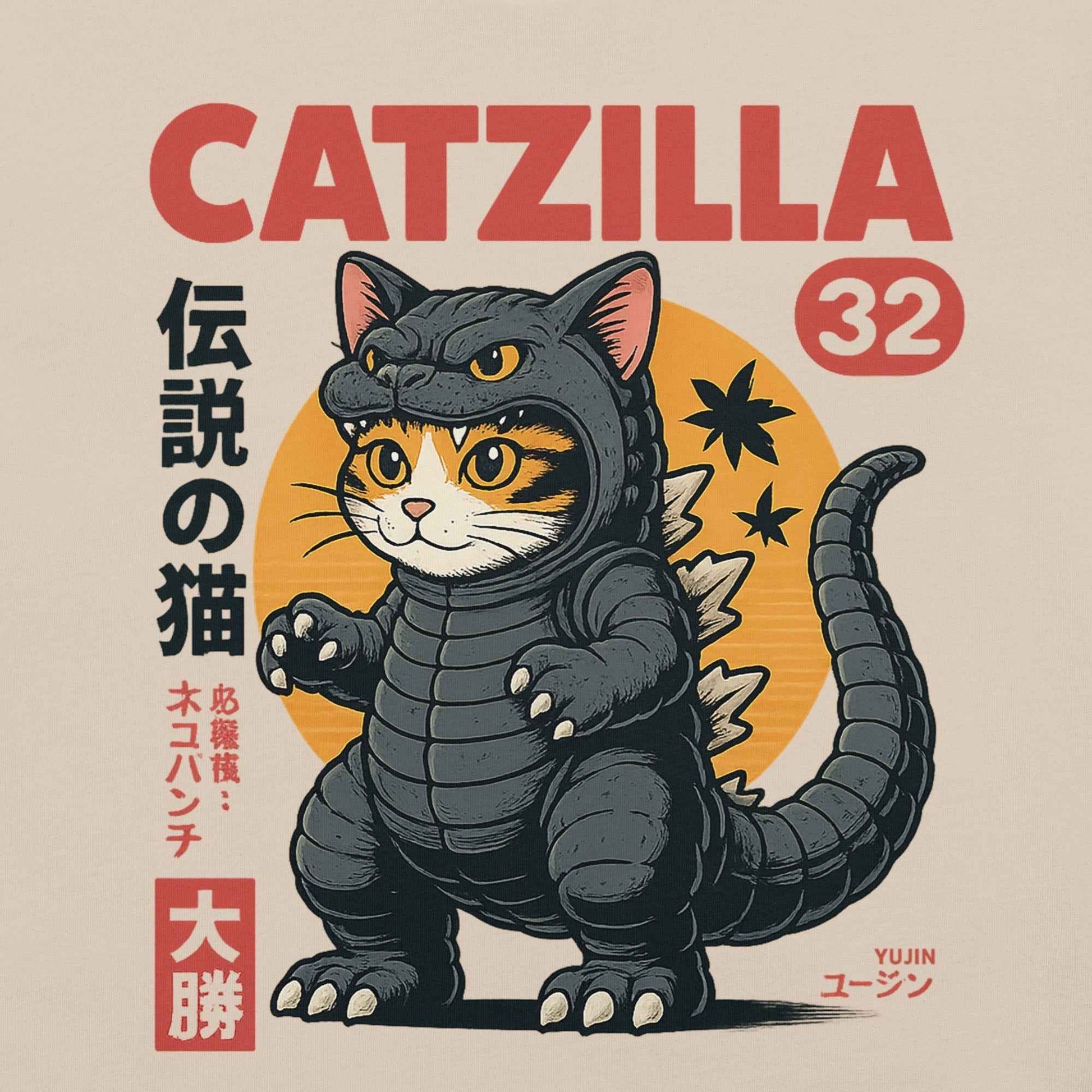 Catzilla Monster Cat T-Shirt