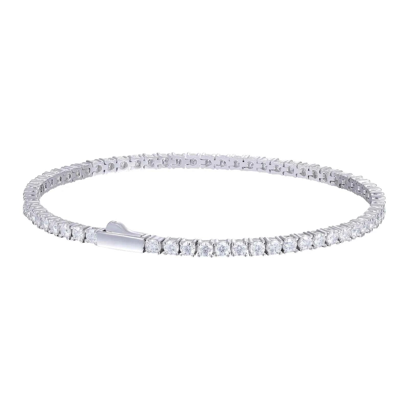 Célestin Lévêque Silver Tennis Bracelet 2.5mm - Lolomo!