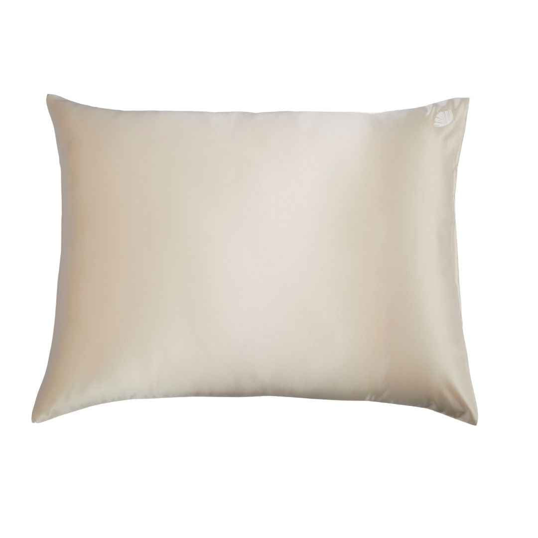 La Seta Silk Pillowcase with Embroidery - Lolomo!