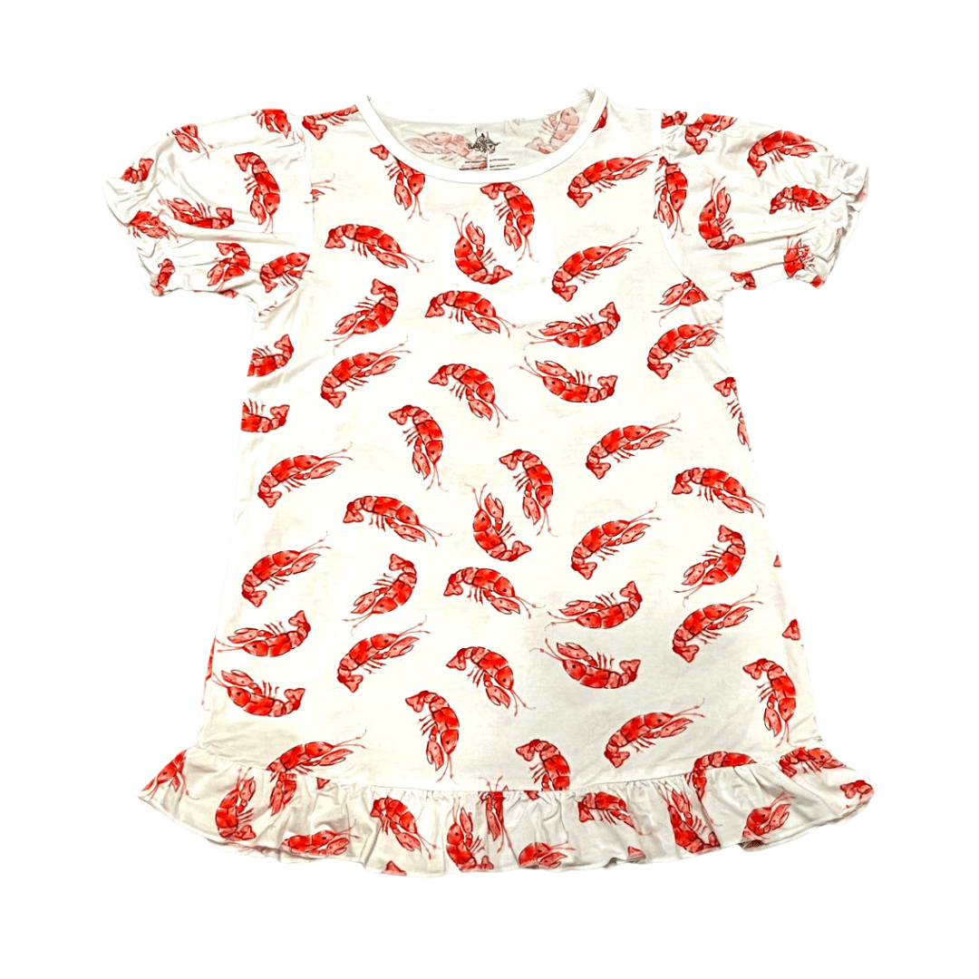Crawfish Bamboo Play Dress - Lolomo!