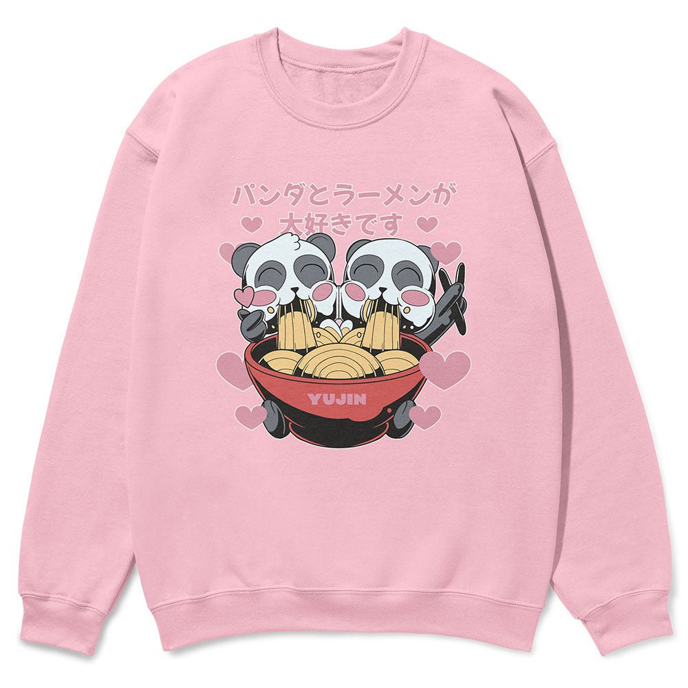 Cute Ramen Pandas Sweatshirt - Lolomo!