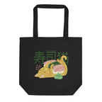 Cute Sushi Cat Eco Tote Bag - Lolomo!