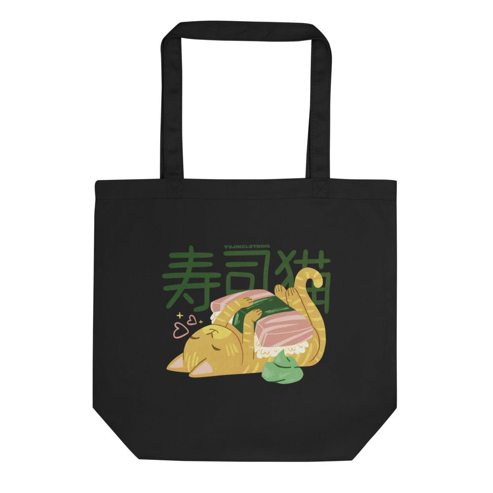 Cute Sushi Cat Eco Tote Bag - Lolomo!